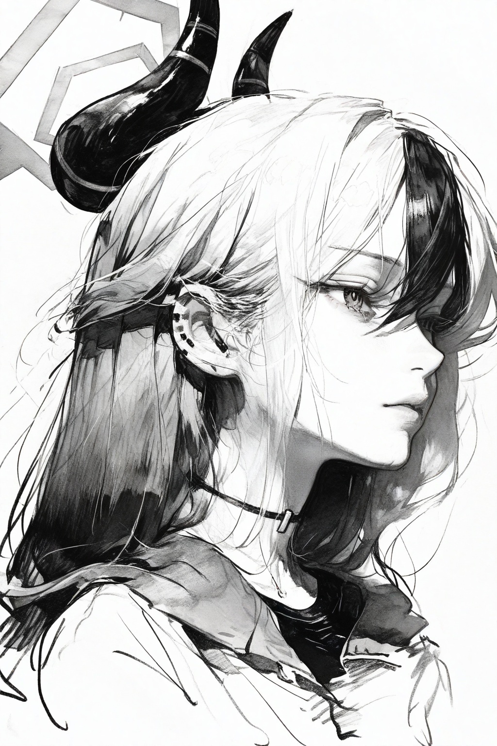 1girl,  kayoko \(blue archive\),  portrait on Tensor.Art