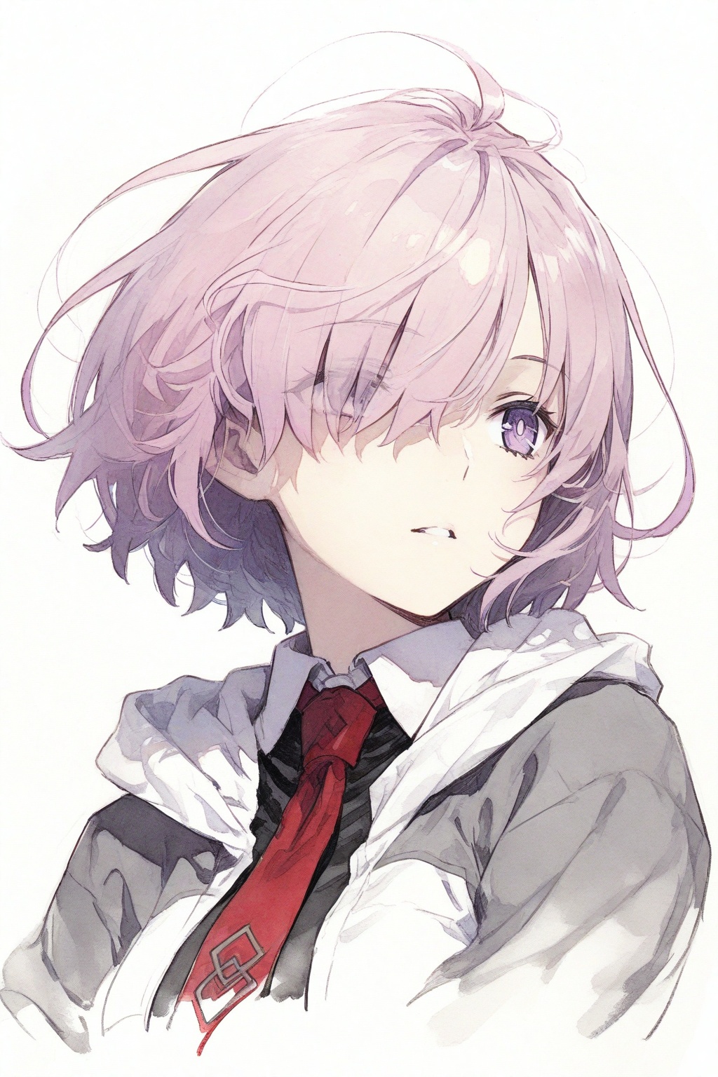 1girl,  mash kyrielight ,  fate/grand order on Tensor.Art