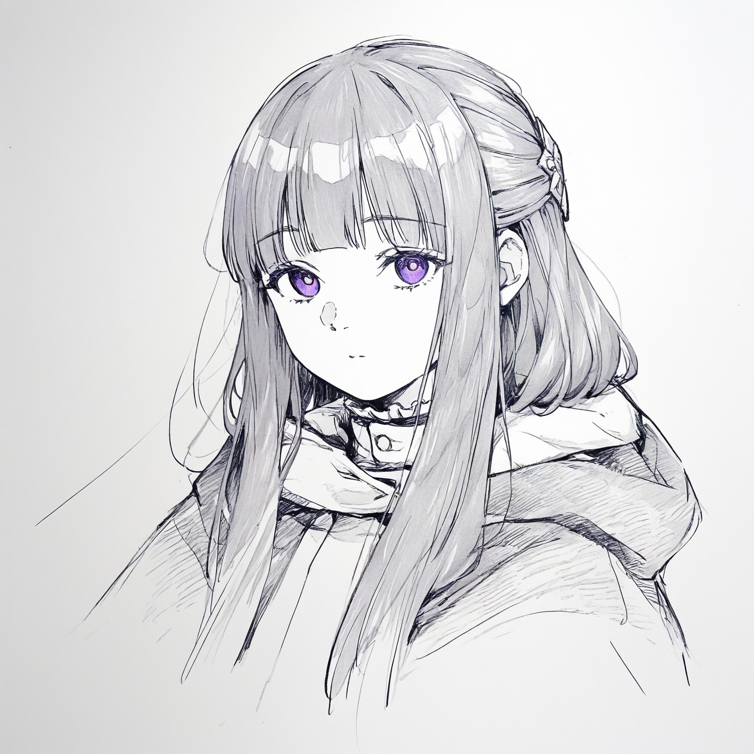 1girl,  fern \(sousou no frieren\),  sousou no frieren on Tensor.Art