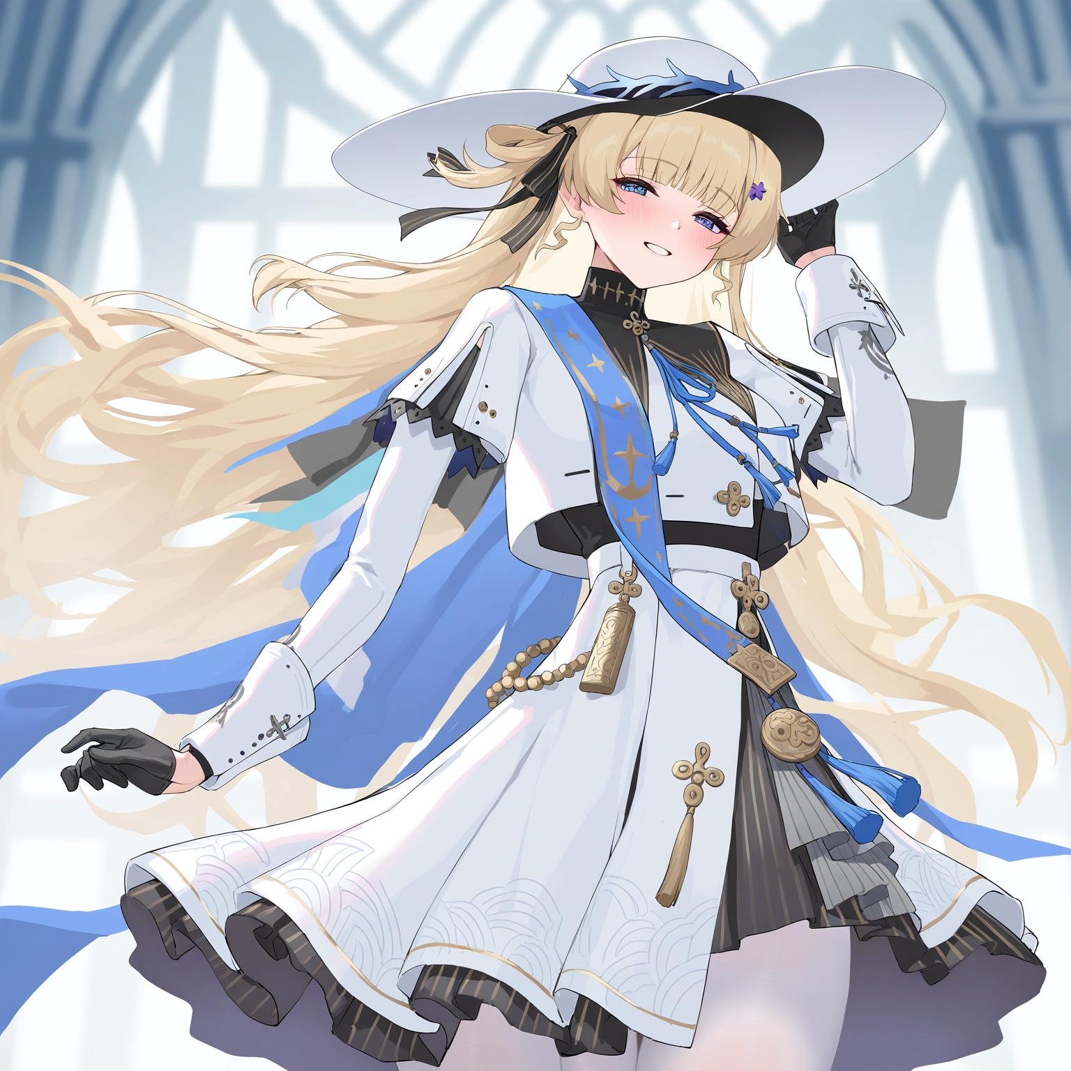 Phoebe (Wuthering Waves),  blond hair,  long hair on Tensor.Art