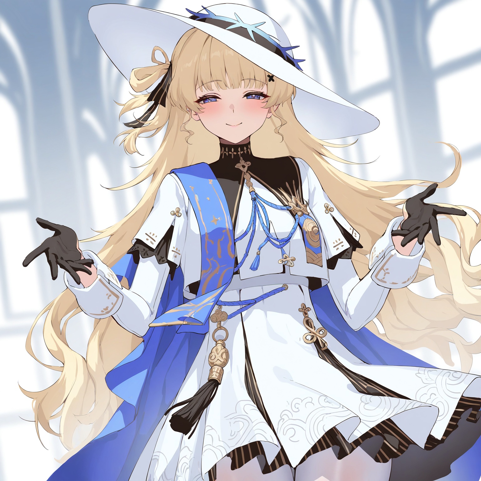 Phoebe (Wuthering Waves),  blond hair,  long hair on Tensor.Art