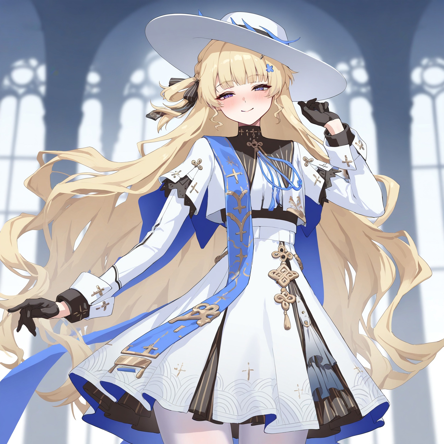 Phoebe (Wuthering Waves),  blond hair,  long hair on Tensor.Art