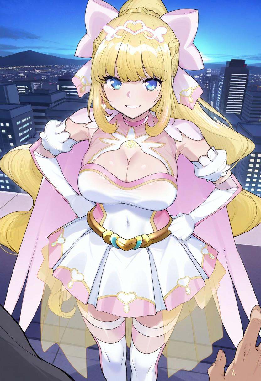 alestia,  magical girl,  large breasts on Tensor.Art