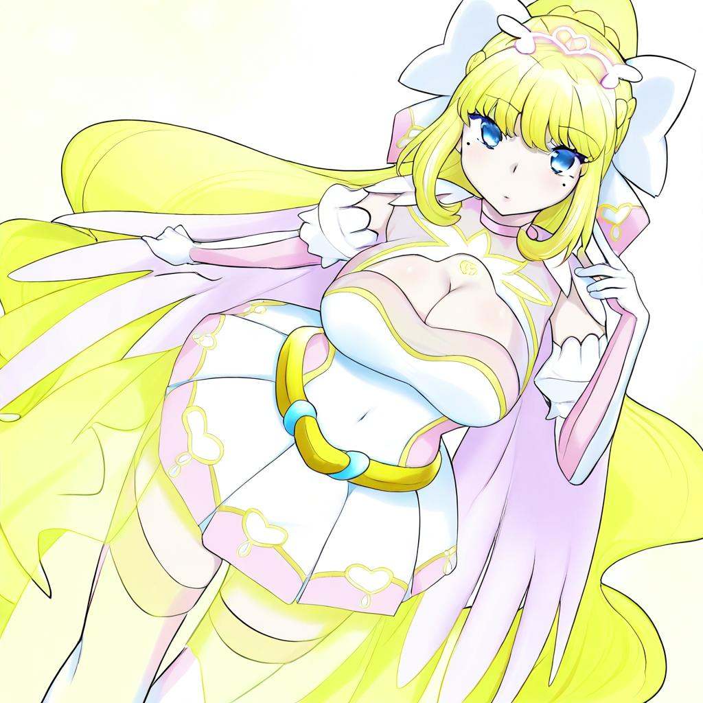 alestia,  magical girl,  large breasts on Tensor.Art
