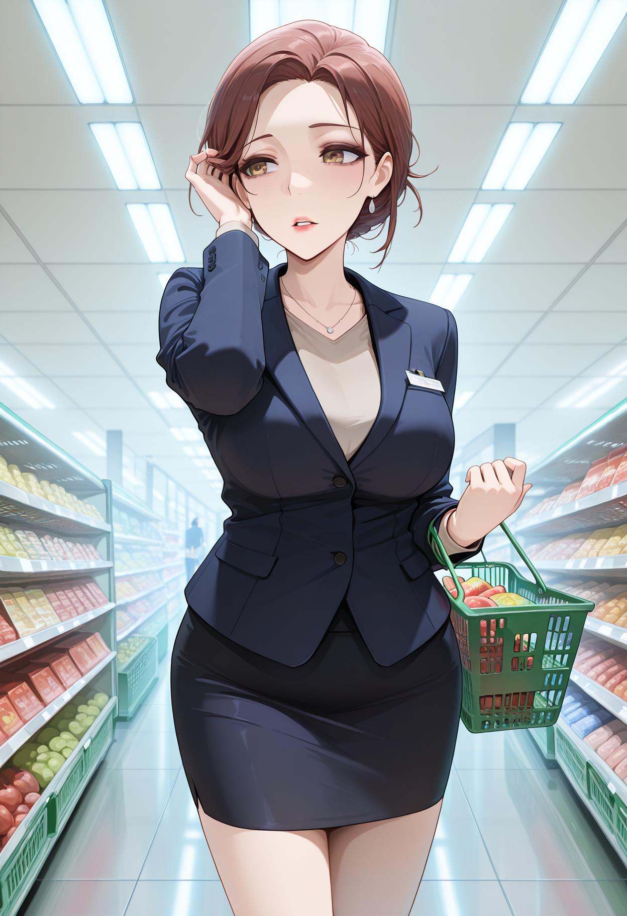 1girl,  mature female,  scenery on Tensor.Art