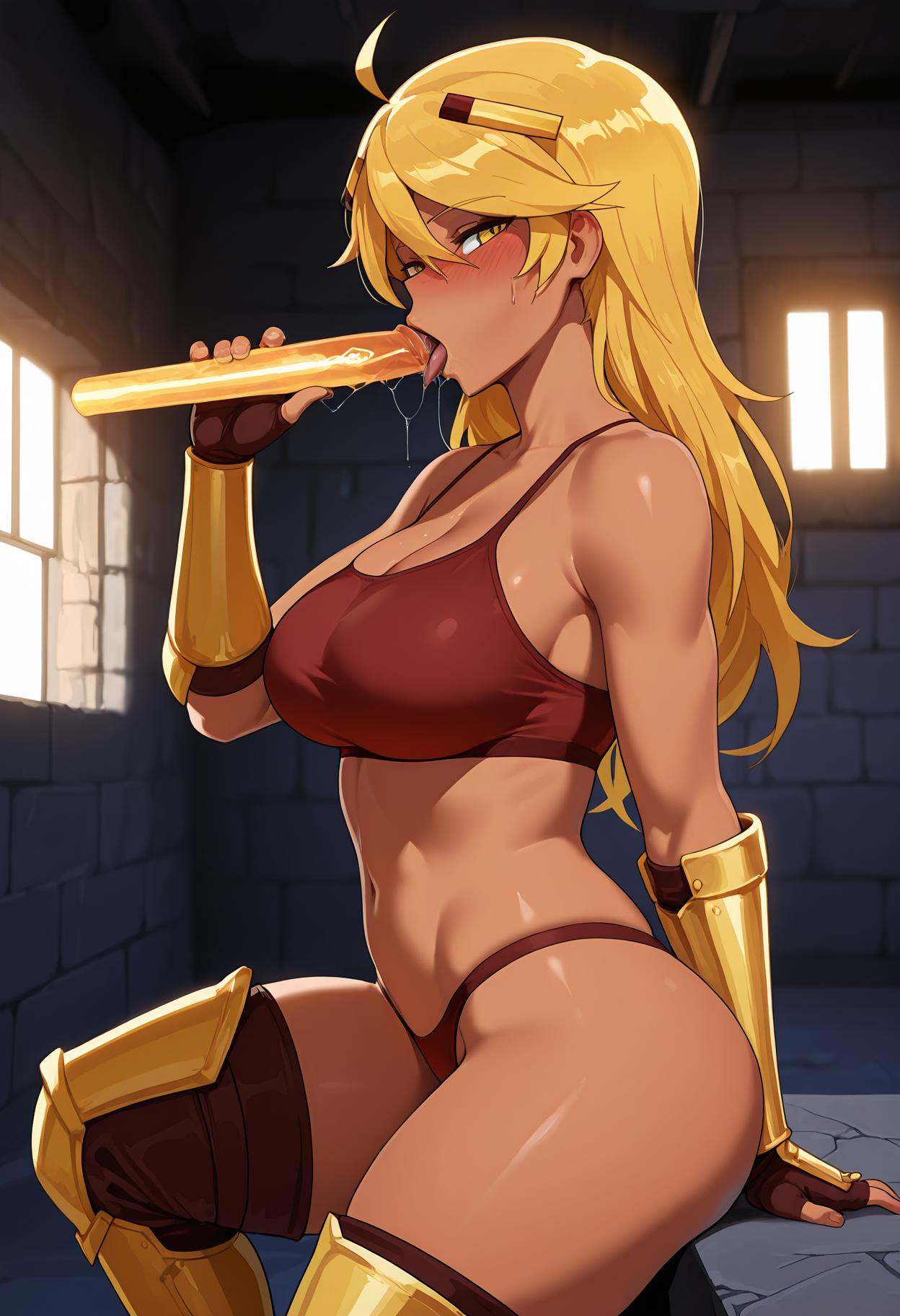 1girl,  mobtalker-blaze,  yellow eyes on Tensor.Art