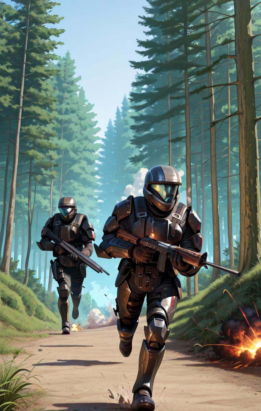 realistic,  detailed skin,  ODST_armor on Tensor.Art