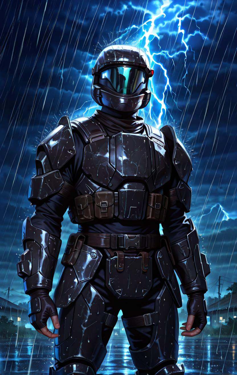 realistic,  detailed skin,  ODST_armor on Tensor.Art