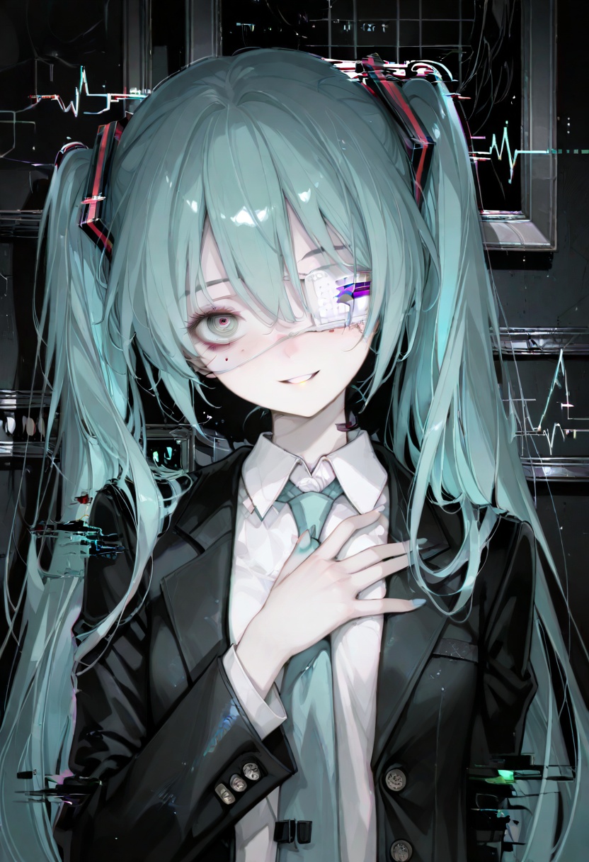 horror \(theme\),  picture frame,  glitch on Tensor.Art