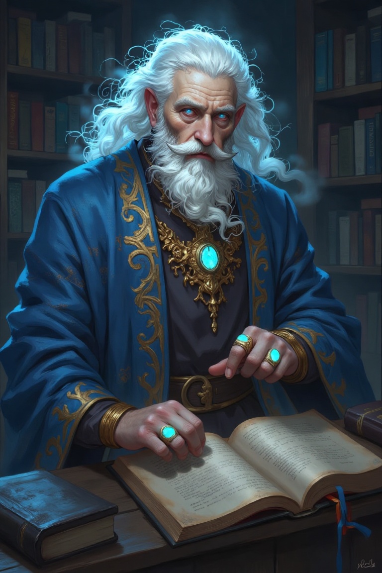 solo,  long hair,  blue eyes on Tensor.Art