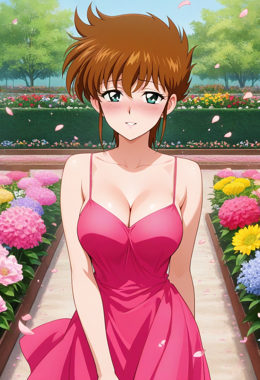 Haruka,  Brown Hair,  Short Hair on Tensor.Art