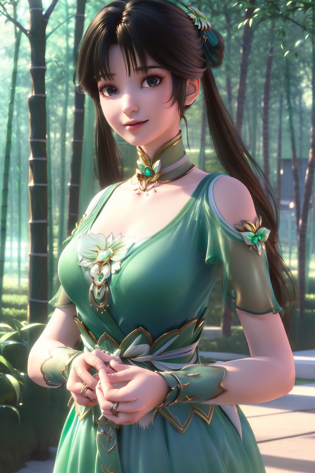 1girl,  solo,  long hair on Tensor.Art