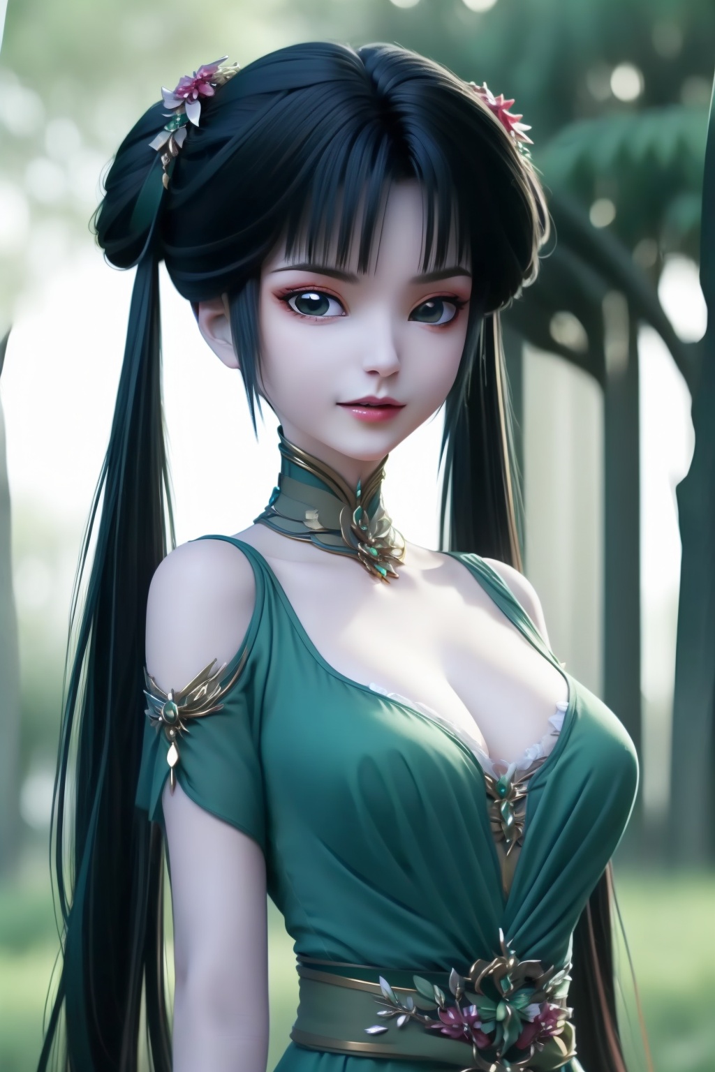 1girl,  solo,  long hair on Tensor.Art