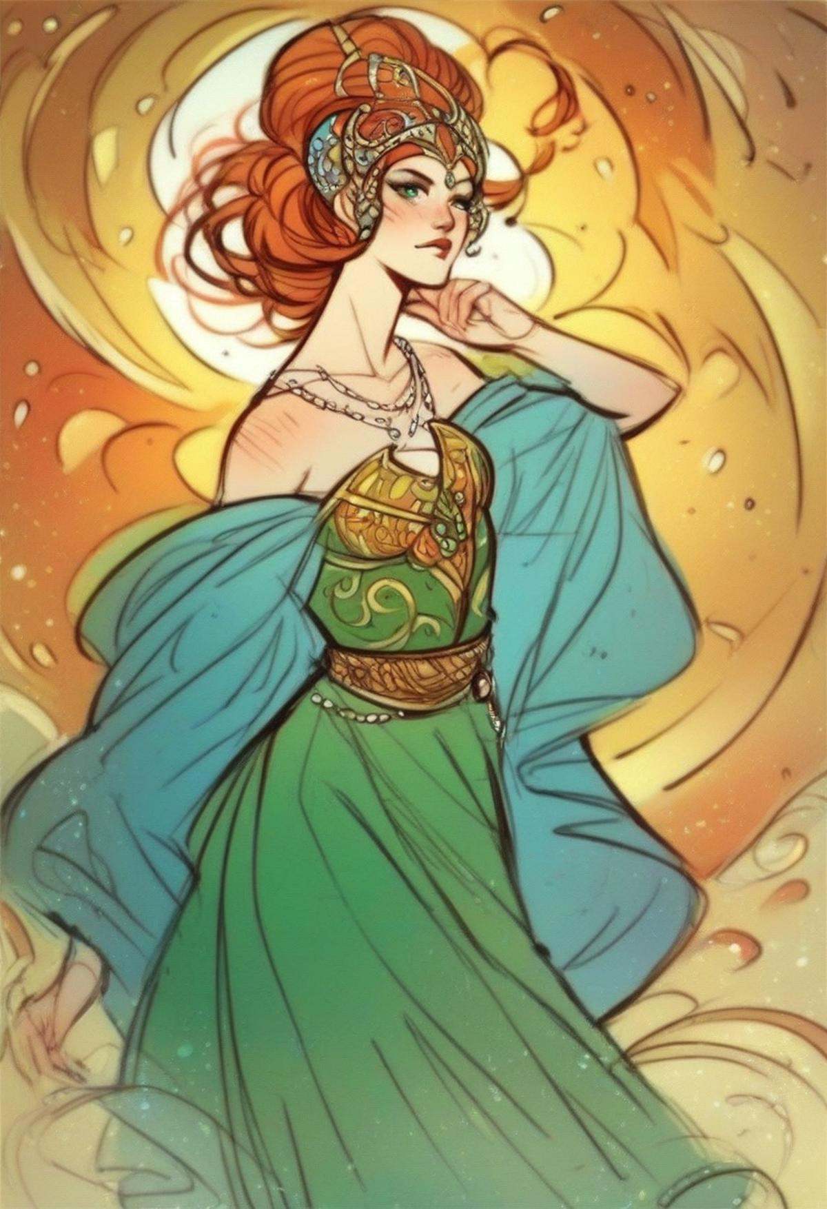 rebecca_style,  fantasy art,  score_9 on Tensor.Art