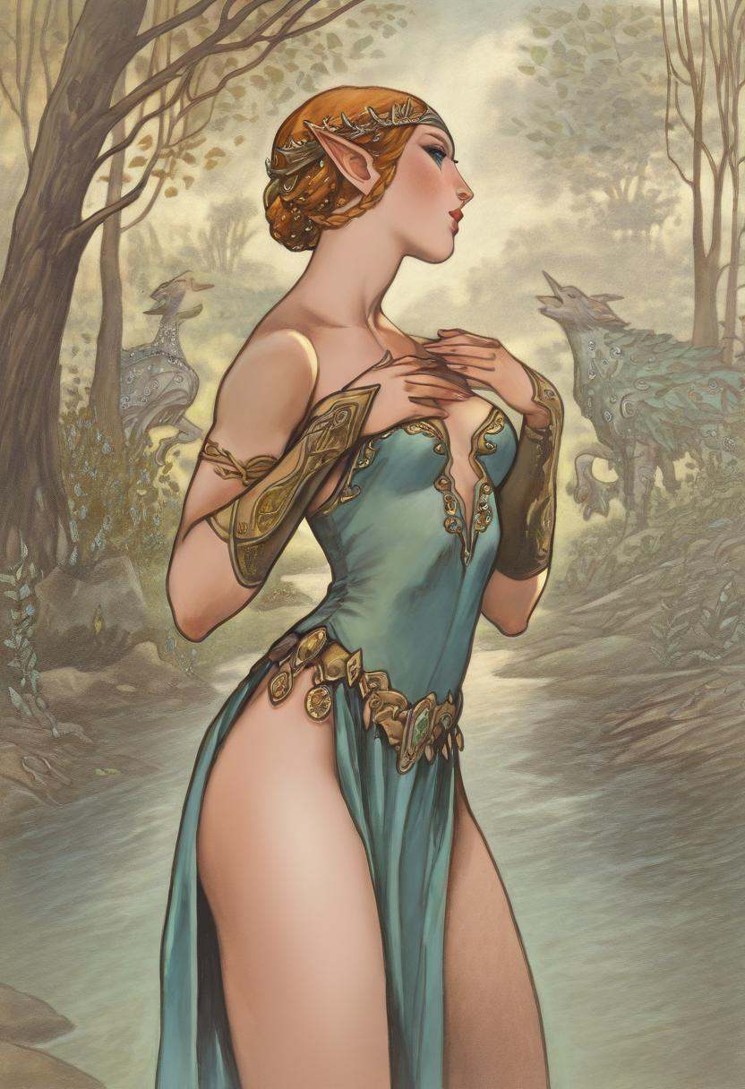 by_rebecca,  fantasy art,  1girl on Tensor.Art