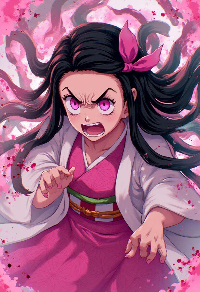raging nezuko on Tensor.Art