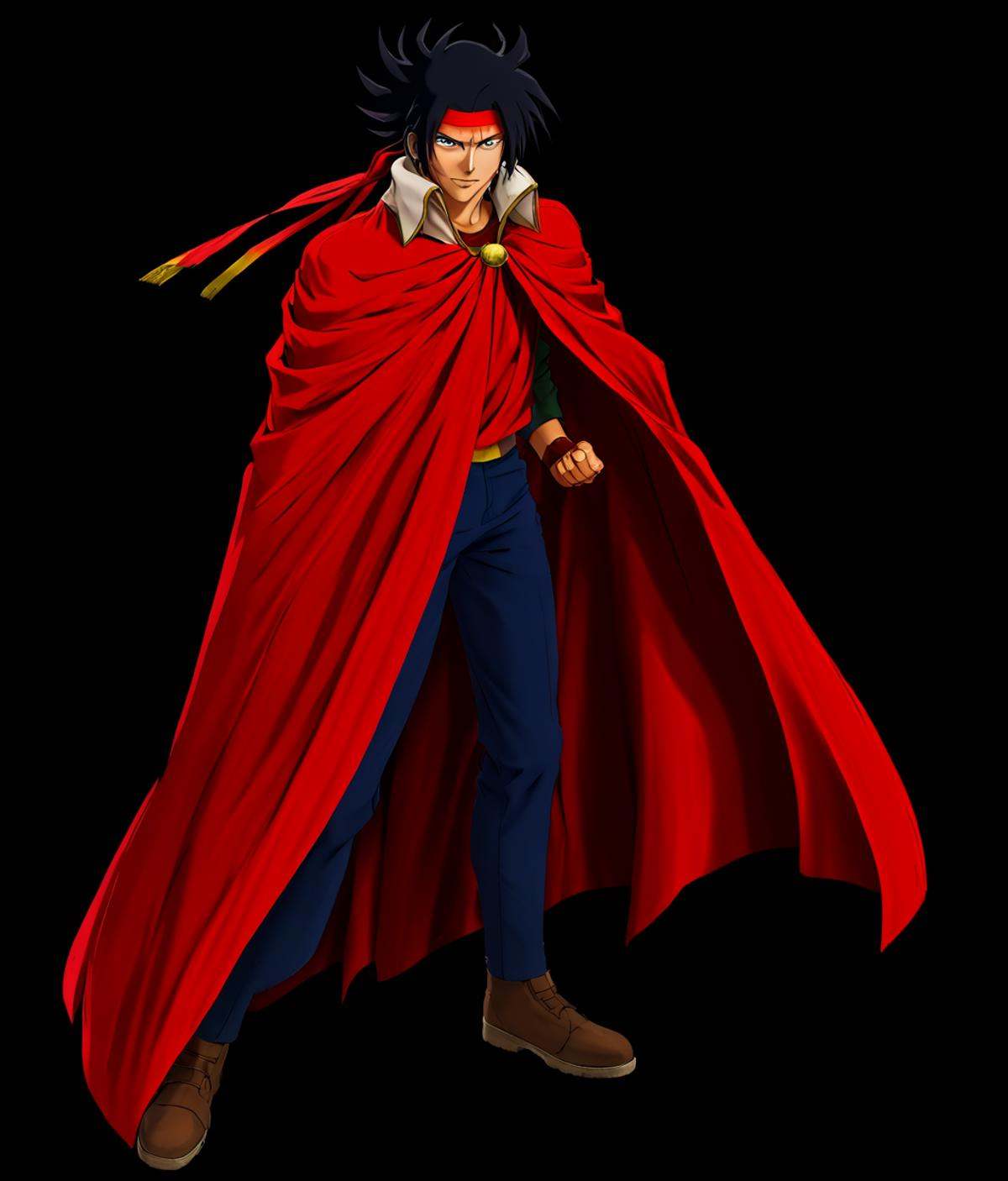 domon kasshu,  anime style,  male on Tensor.Art