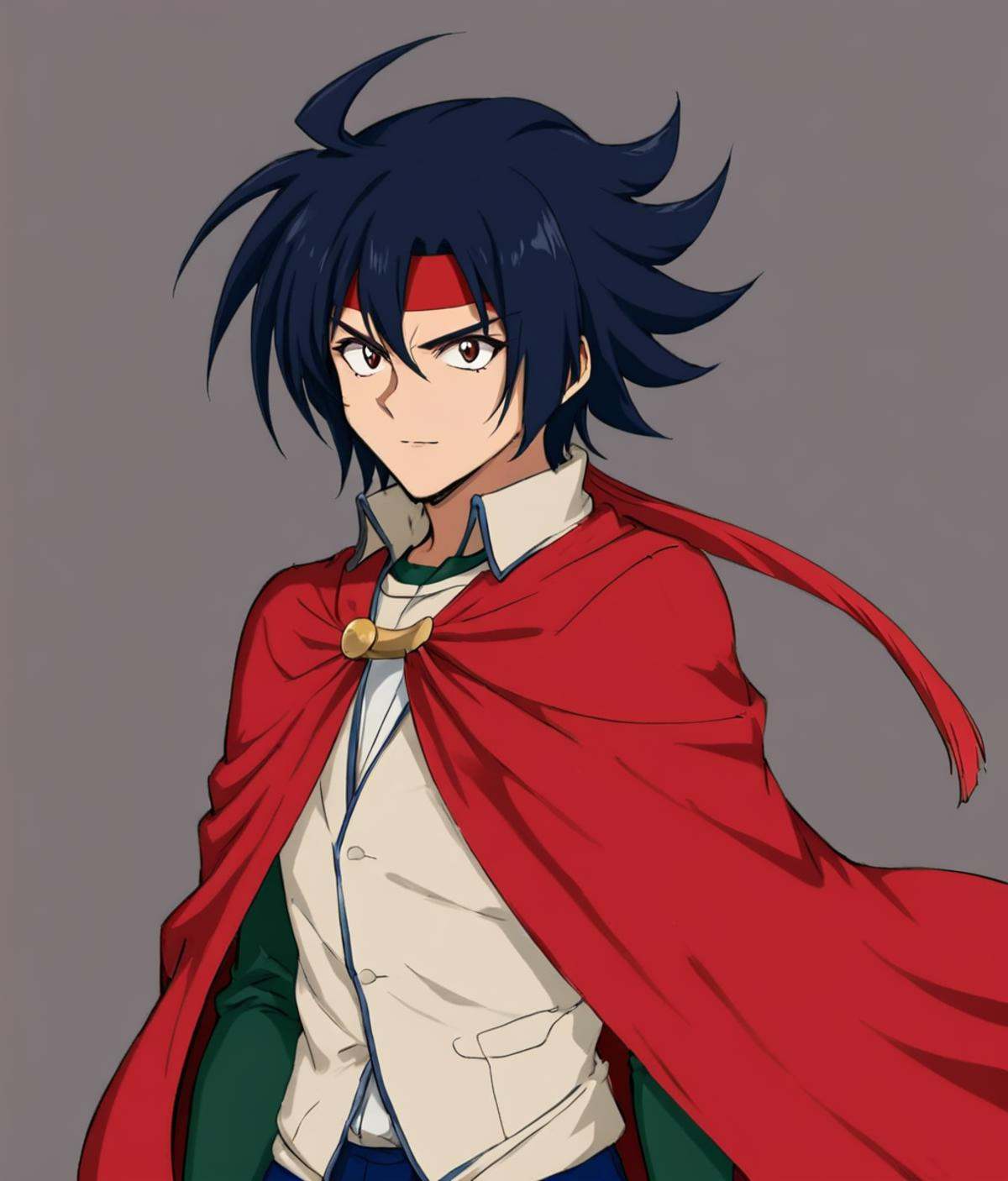 domon kasshu,  anime style,  male on Tensor.Art