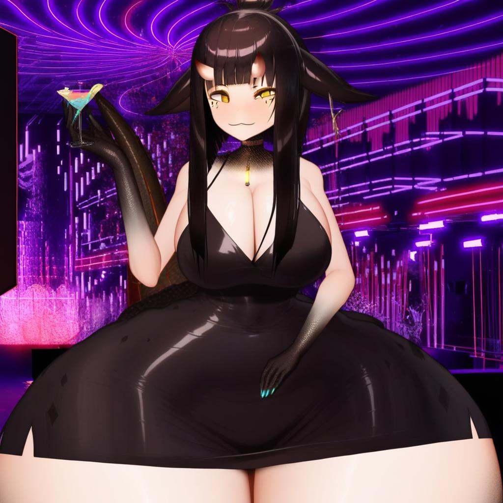 dress,  saavlewd,  cleavage on Tensor.Art