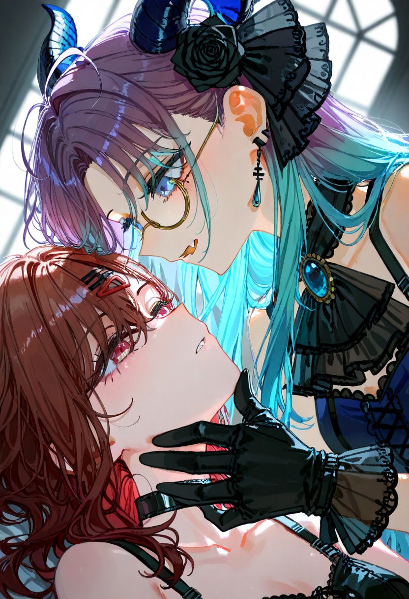 asakura toru,  higuchi madoka,  2girls on Tensor.Art