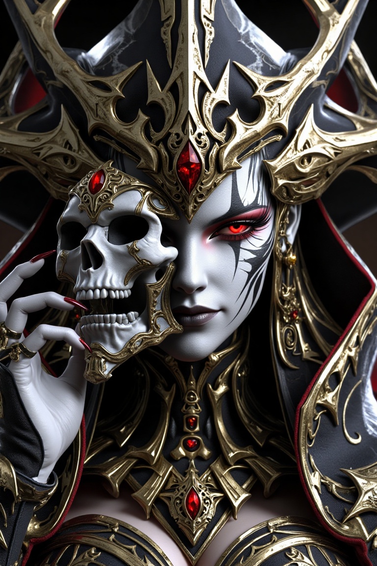 In the heart of an ancient,  shadow-cloaked empire,  where whispers of forgotten deities still linger in the air on Tensor...