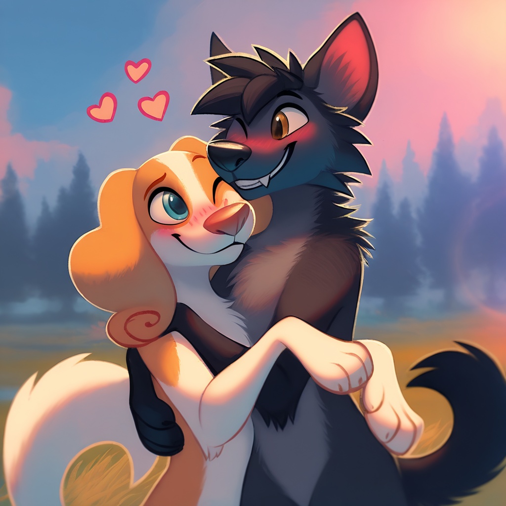 mylafox,  bird dog,  canid on Tensor.Art