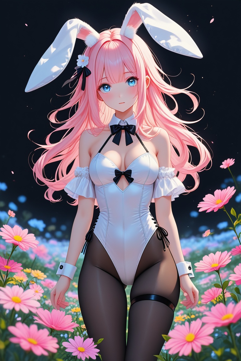 Bunny girl outfit,  girl,  cute on Tensor.Art