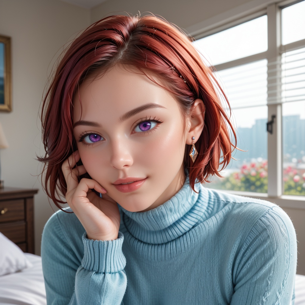 1 girl,  solo,  looking at viewer on Tensor.Art