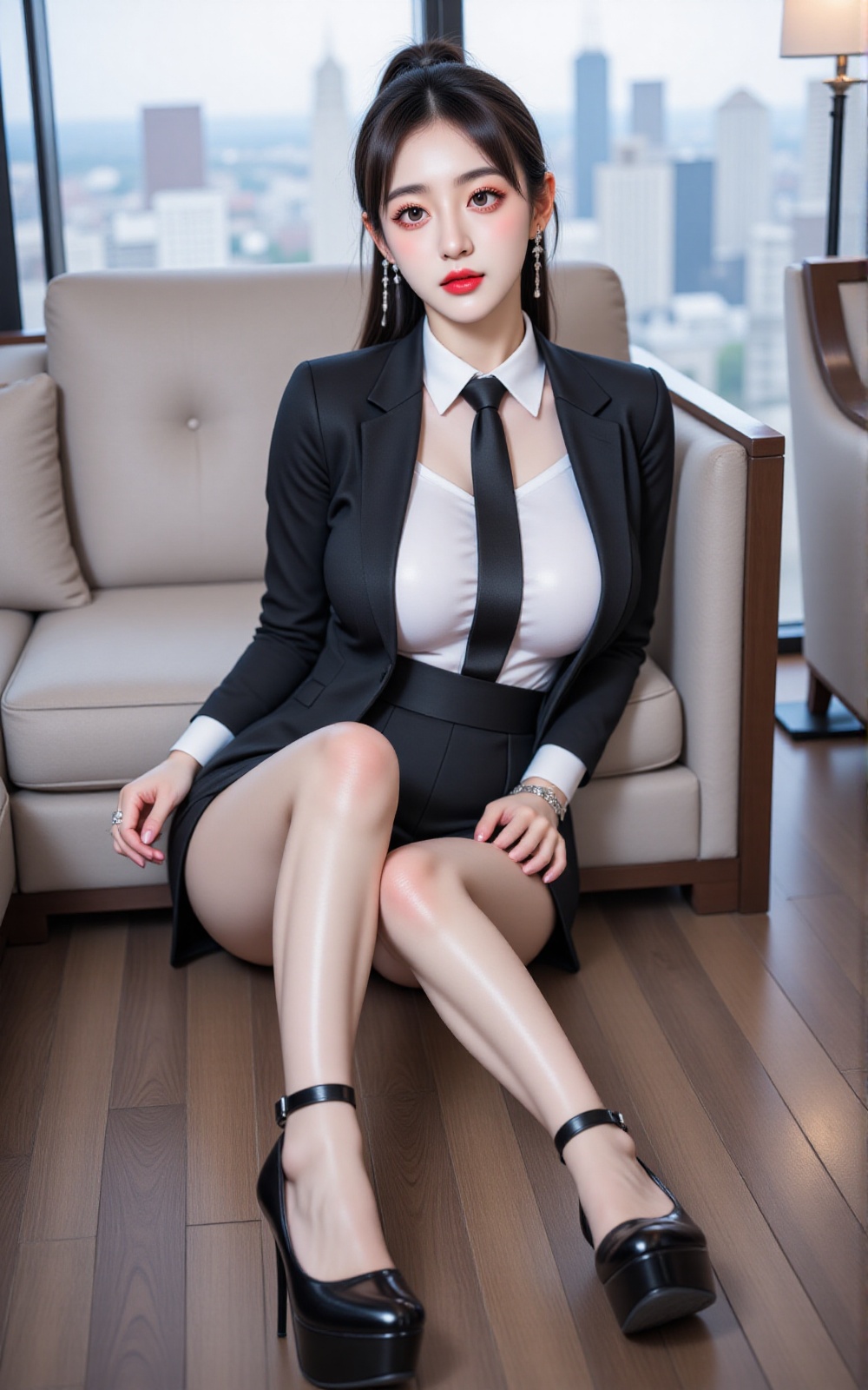 "Korean woman image: Beautiful Korean woman with very large I-cup breasts that seem like they will burst if you touch them...