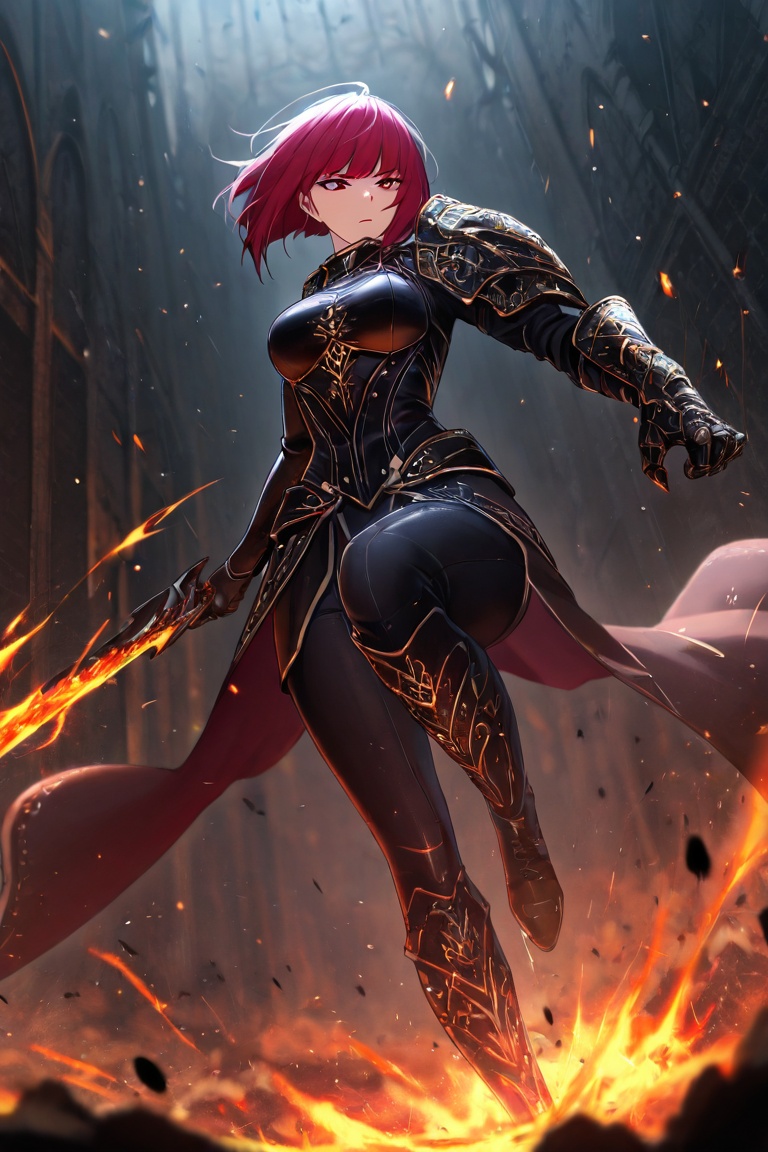 a highly detailed ekphrasis-style,  A fierce warrior woman,  embodying power and perfection on Tensor.Art