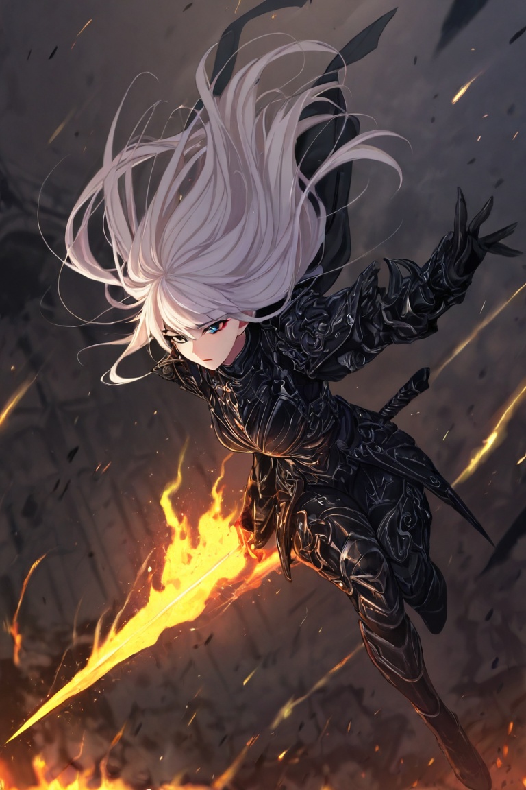 a highly detailed ekphrasis-style,  A fierce warrior woman,  embodying power and perfection on Tensor.Art
