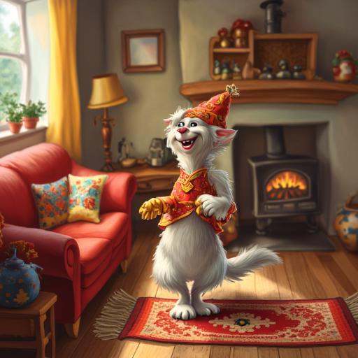 The PIVIG image style. Petka in a house on Tensor.Art