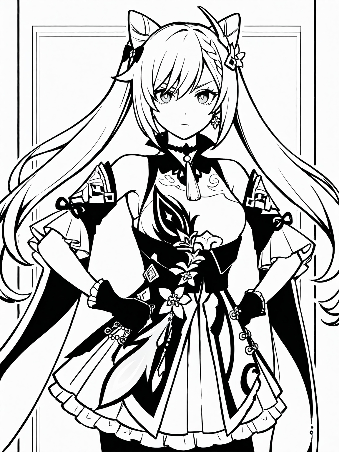 keqing \(genshin impact\),  1girl,  solo on Tensor.Art