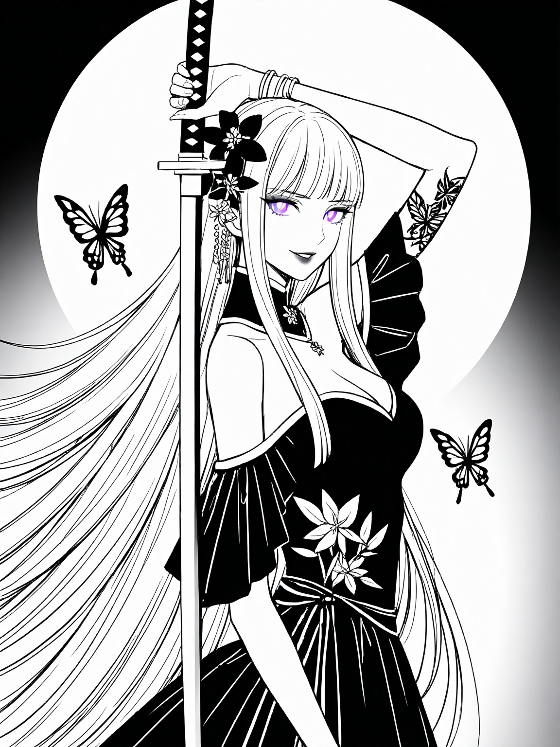 1girl,  solo,  long hair on Tensor.Art