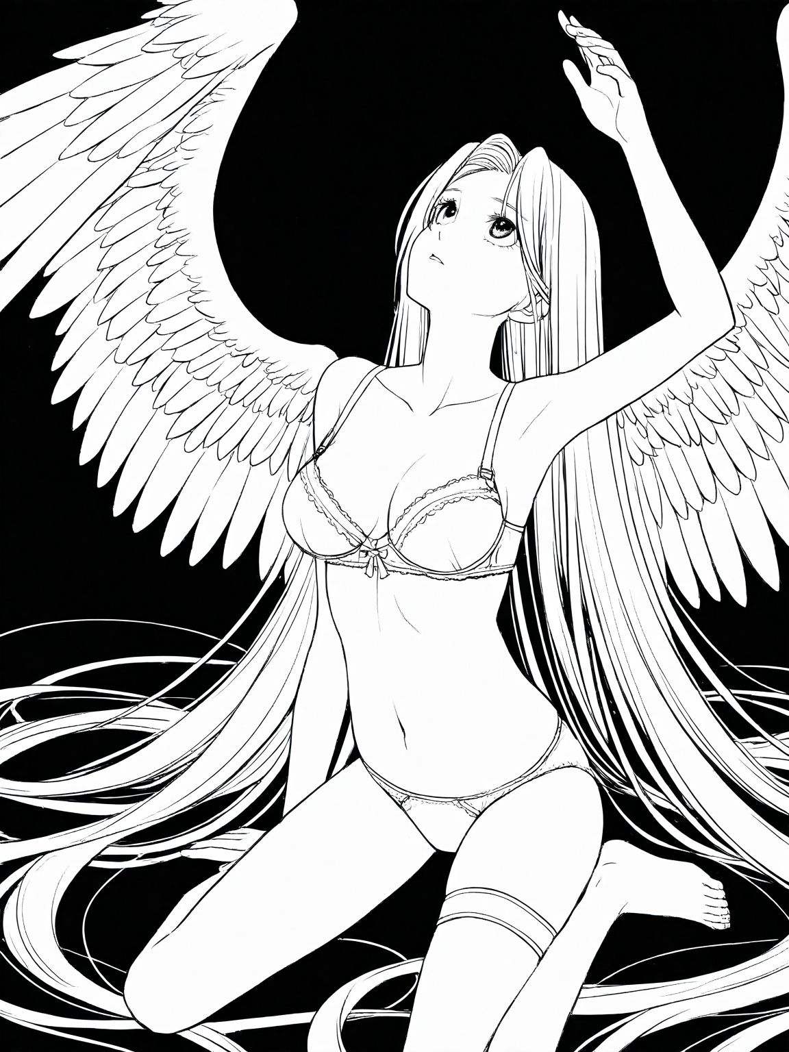 1girl,  solo,  long hair on Tensor.Art