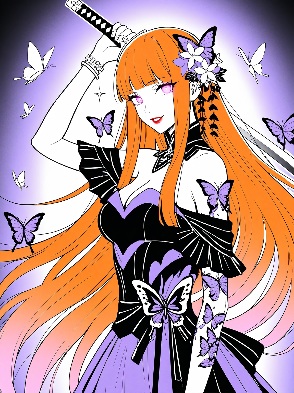 1girl,  solo,  long hair on Tensor.Art
