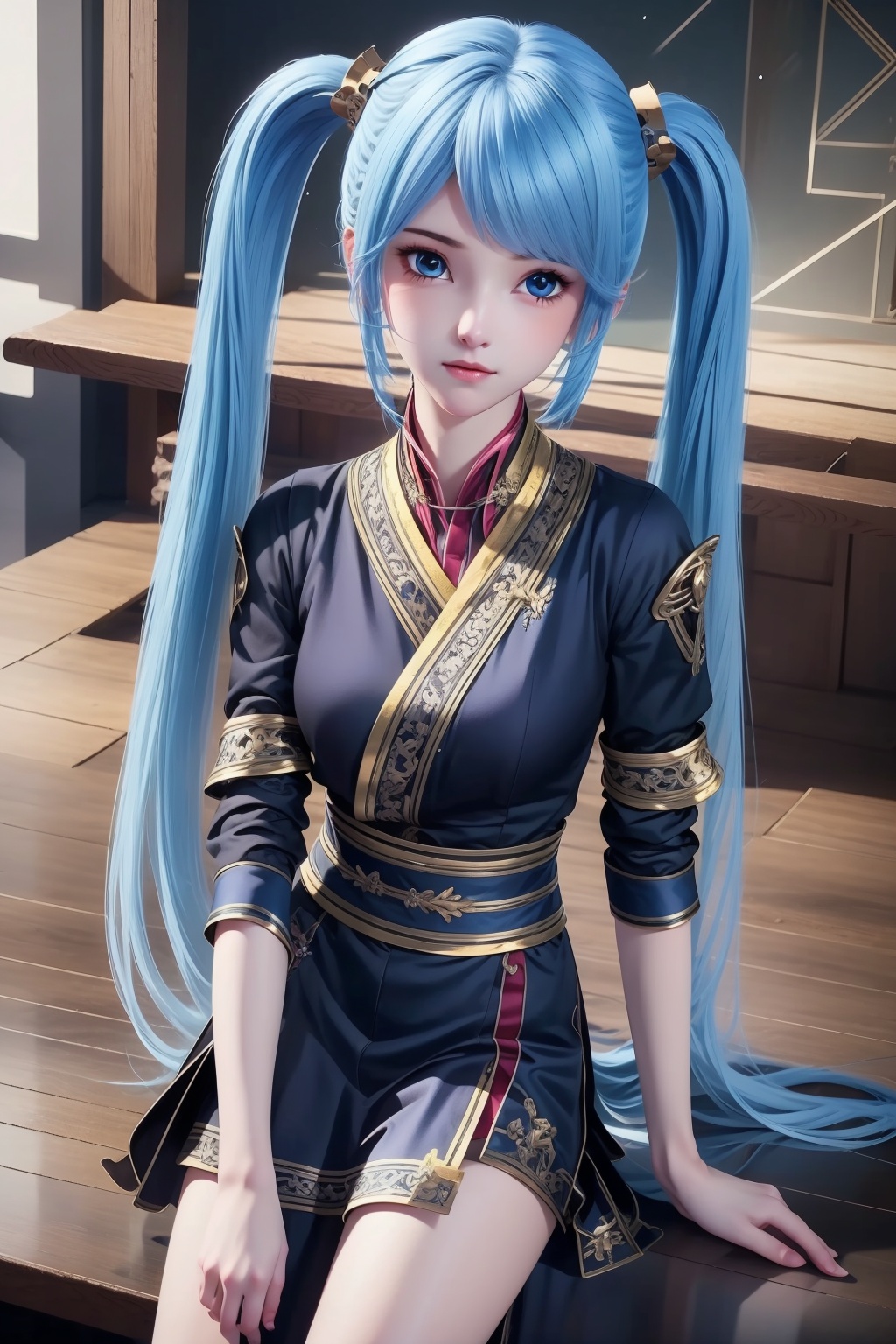 1girl,  solo,  long hair on Tensor.Art