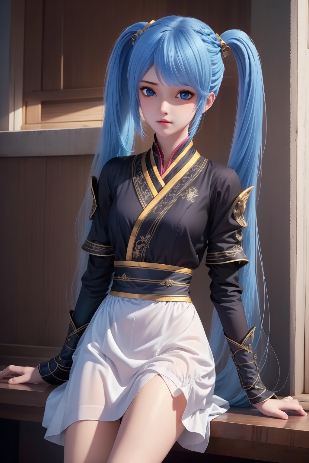 1girl,  solo,  long hair on Tensor.Art