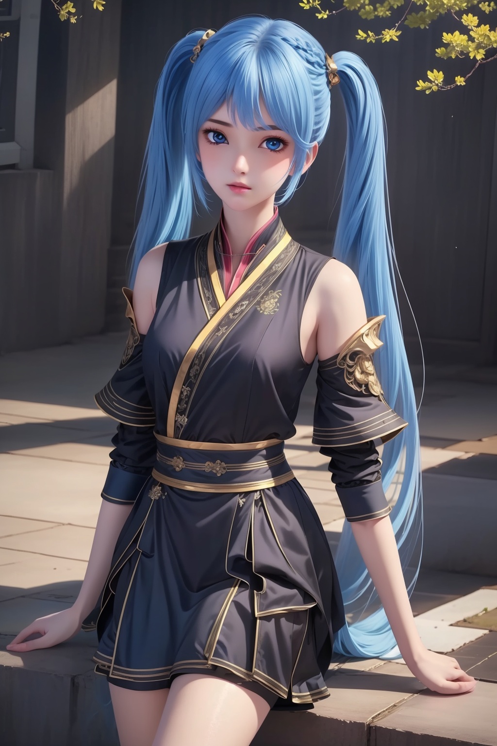 1girl,  solo,  long hair on Tensor.Art
