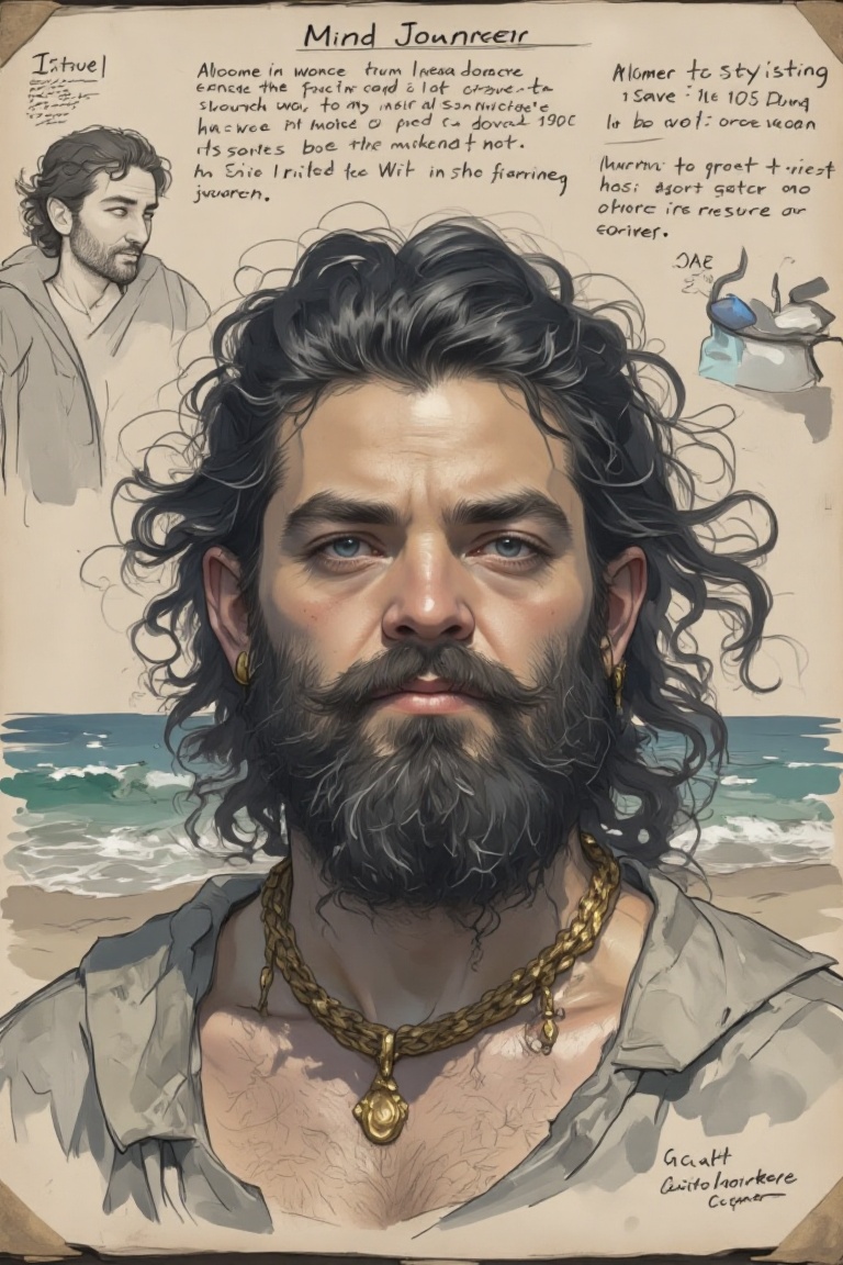 solo,  black hair,  1boy on Tensor.Art