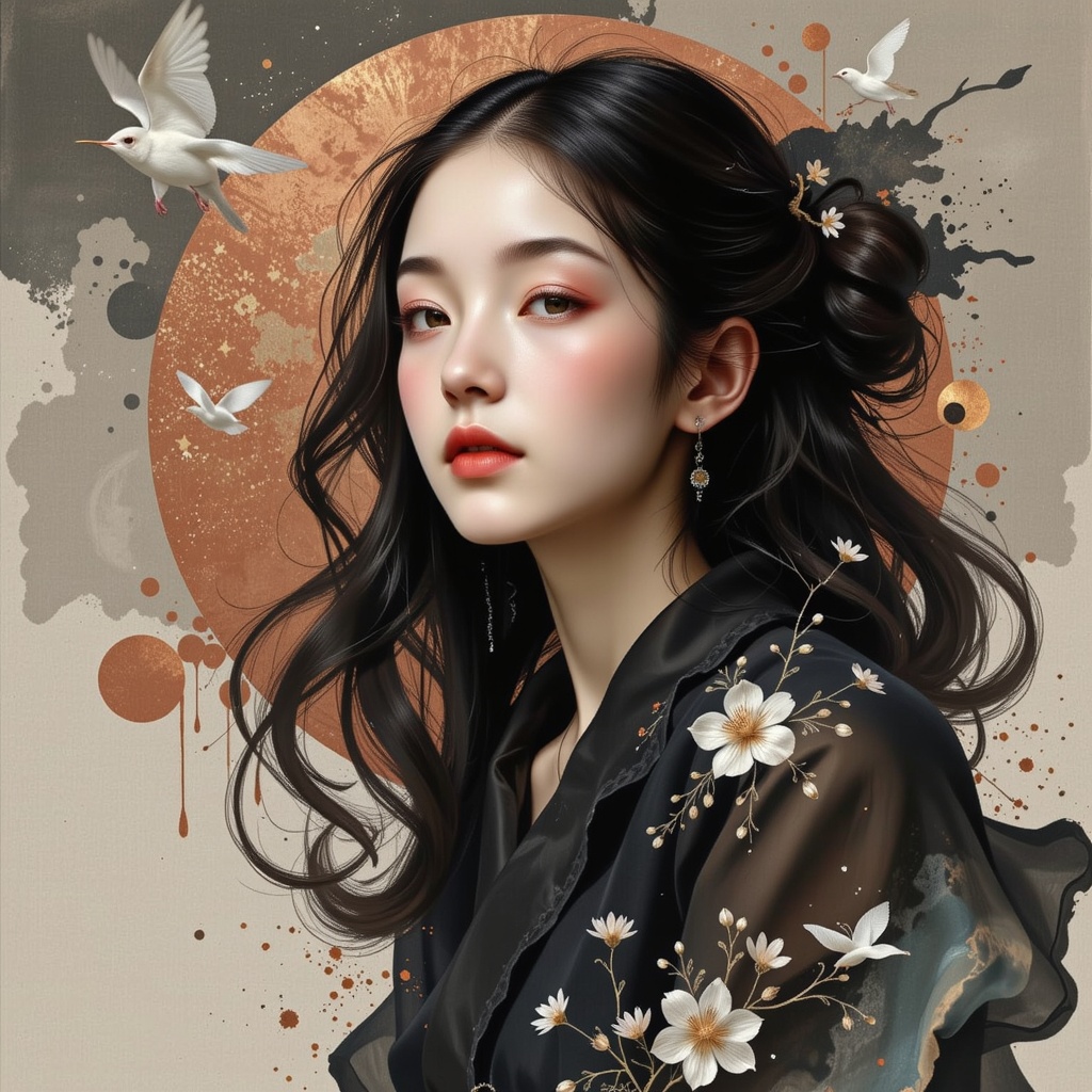 siren,  Realistic Portrait,  The Art Style of Asa CHEN on Tensor.Art