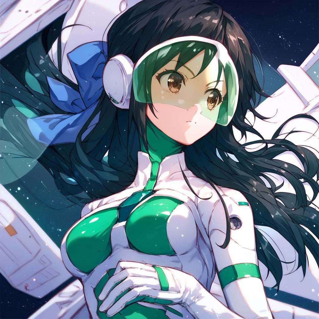 Houoin Miabi,  Star emerald,  black hair on Tensor.Art