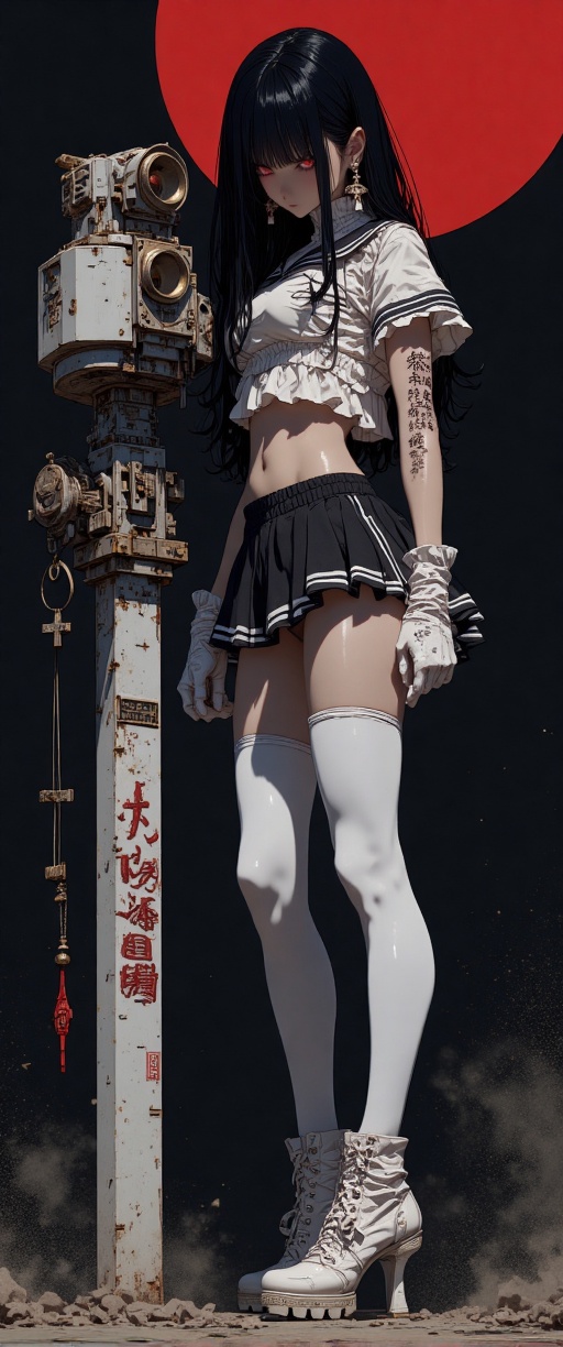 (Ultra-detailed digital art masterpiece,  retro 90s aesthetic,  inspired by Yoshiaki Kawajiri on Tensor.Art