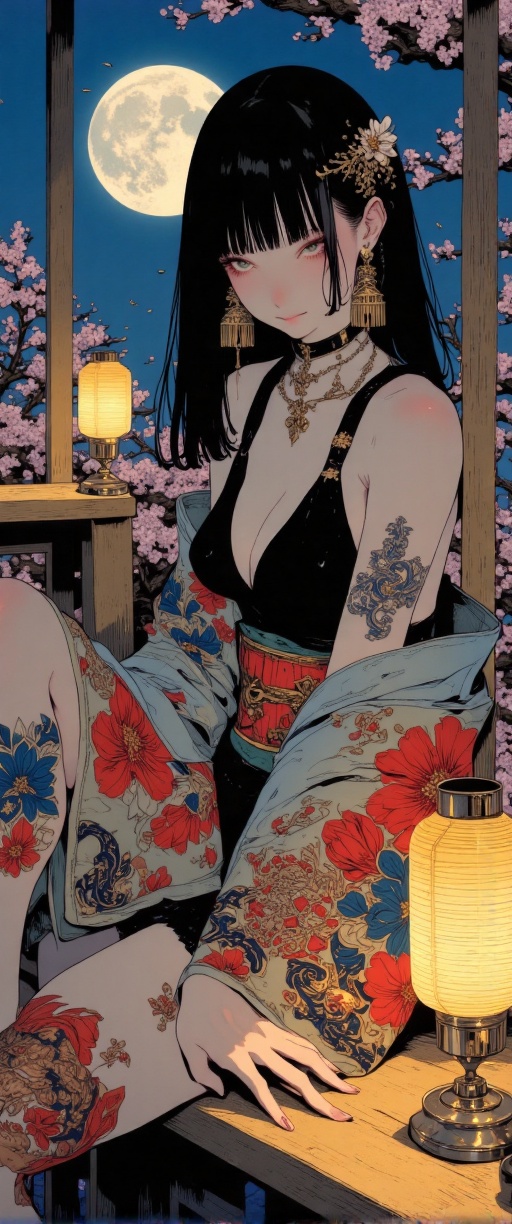 (Ultra-detailed digital art masterpiece,  retro 90s anime aesthetic,  inspired by Yoshiaki Kawajiri on Tensor.Art
