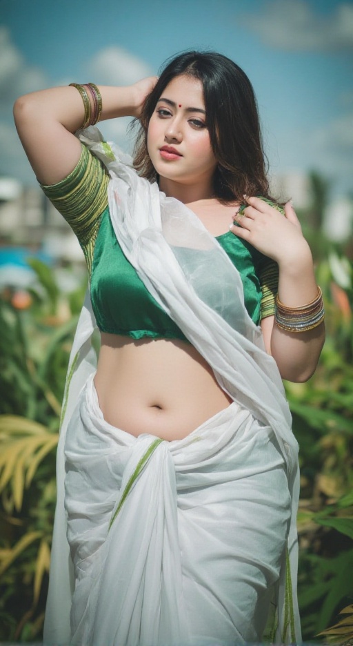 Indian hair style,  trying to love,  inhaled chest on Tensor.Art