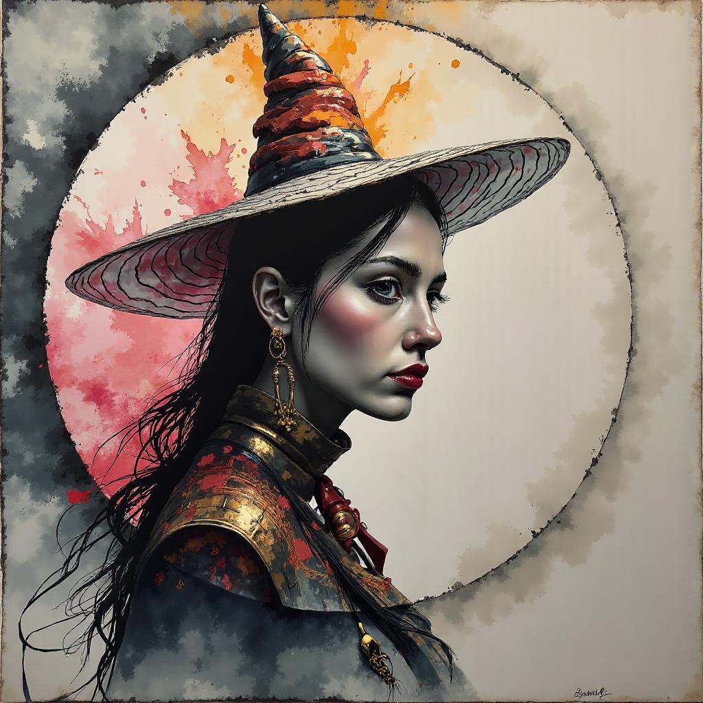 witch plague doctor,  by Anna Dittmann,  Rossdraws on Tensor.Art