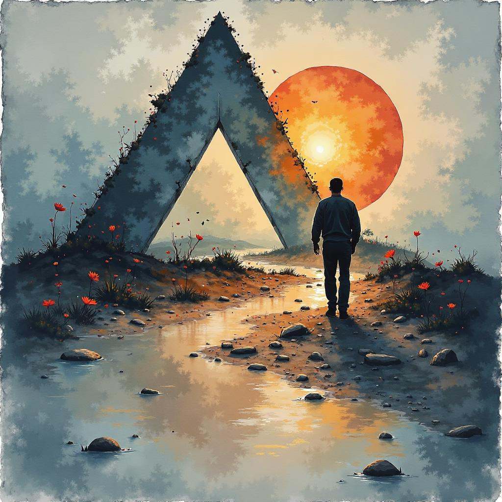 mountain scenery on Tensor.Art