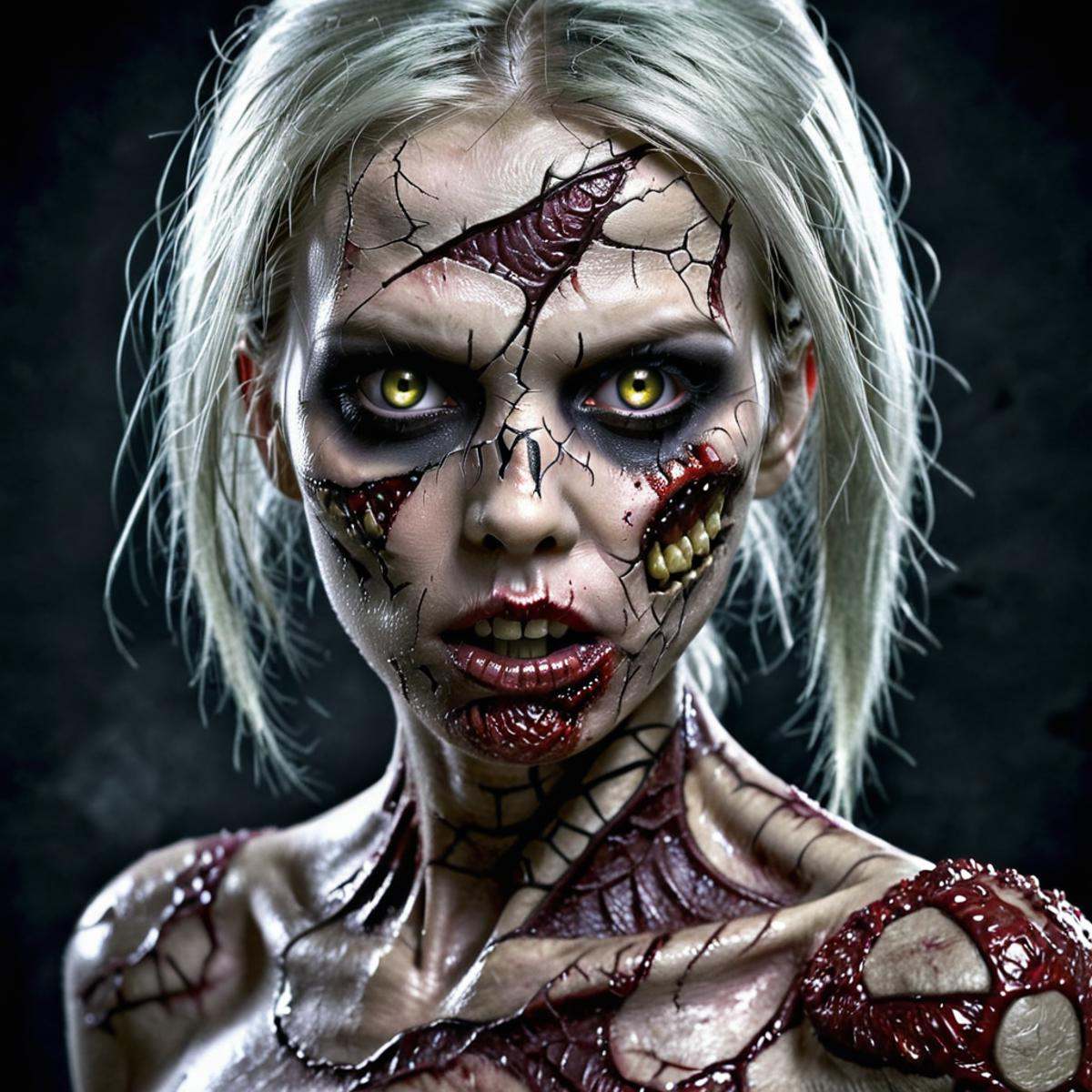 lovely zombie girl,  krawcked_skn on Tensor.Art