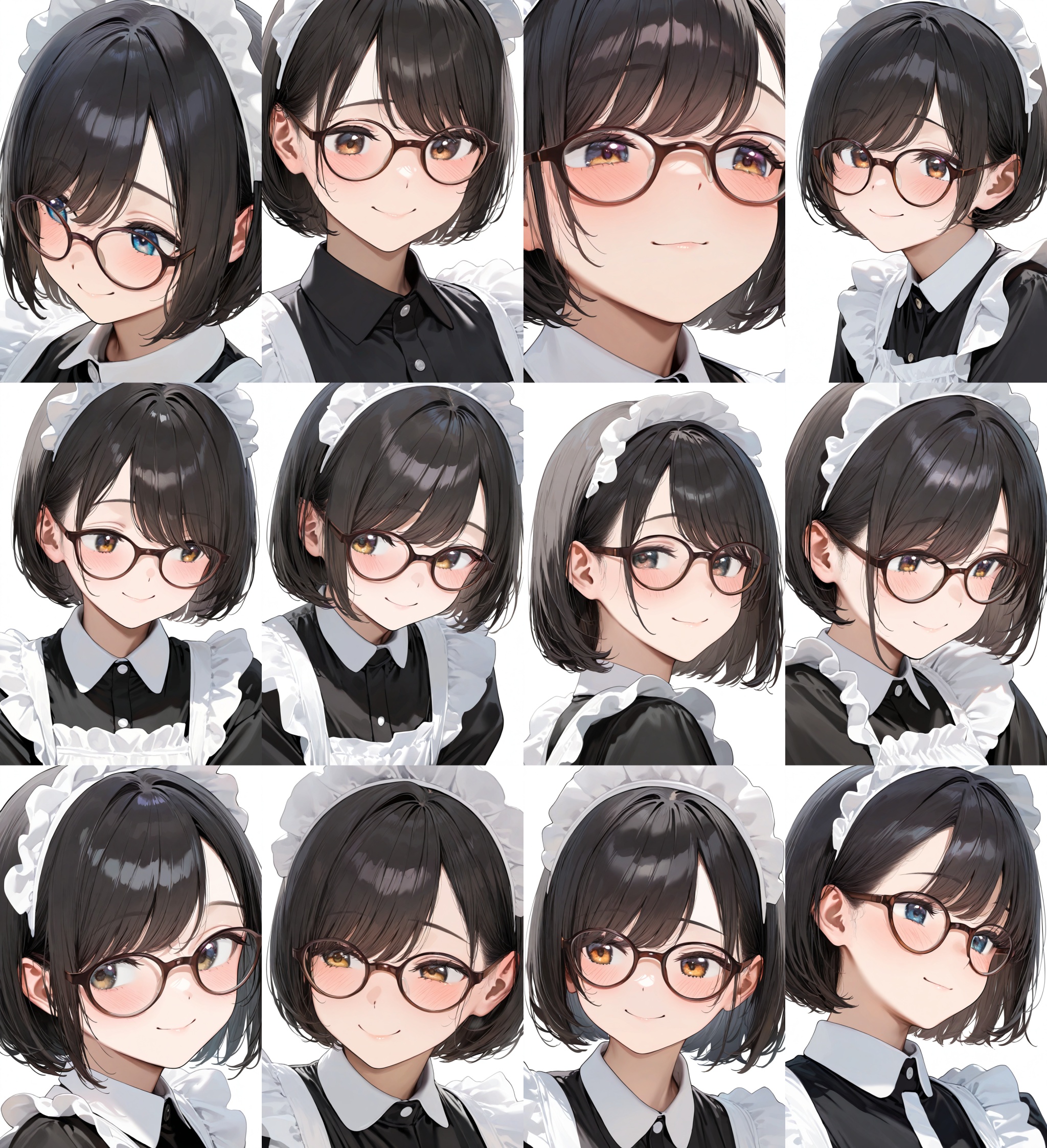 g-boston19s,  glasses,  brown-framed eyewear on Tensor.Art