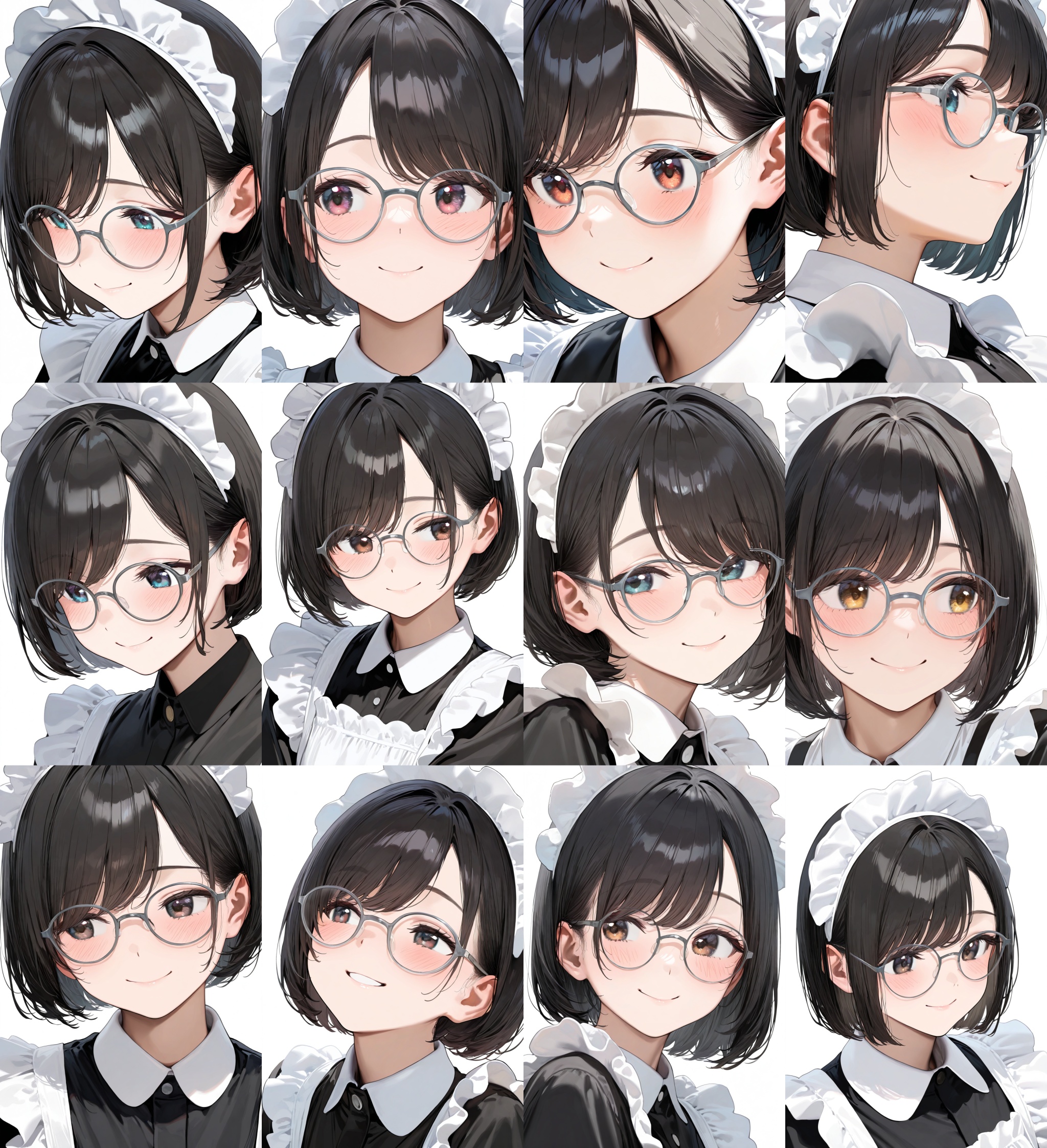 g-boston19s,  glasses,  grey-framed eyewear on Tensor.Art